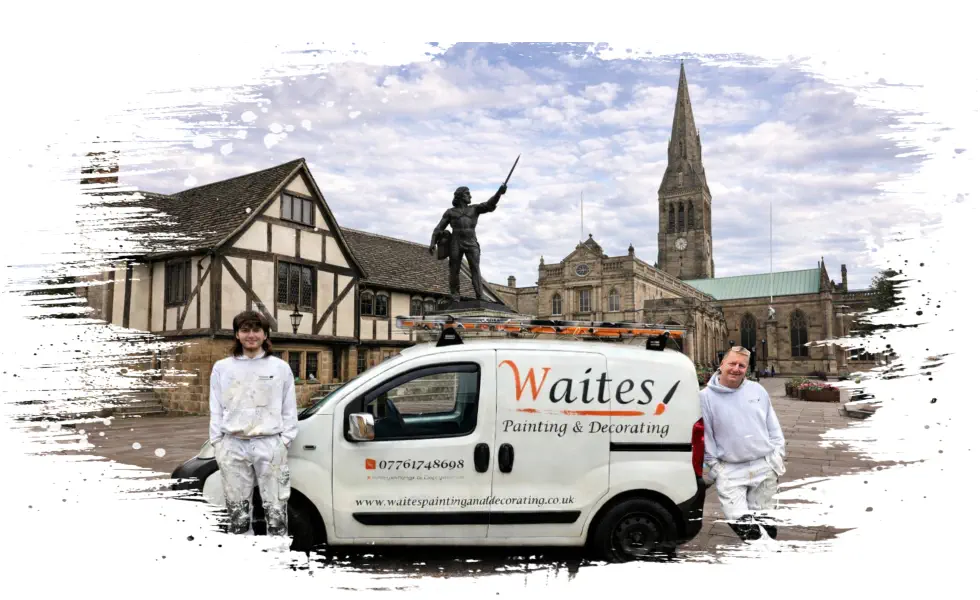 Waites Kitchen Respray Team in Leicestershire